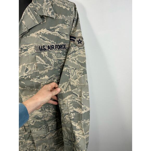 Military Airforce Digital Camo Button Up Long Sleeve Size 42XL - Picture 7 of 9